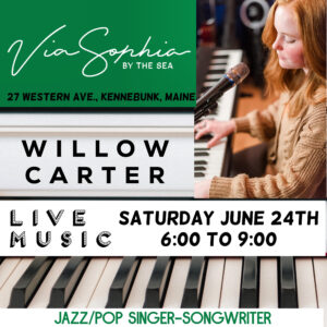 Willow Carter at Via Sophia in Kennebunk, Maine