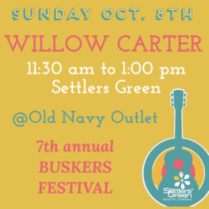 Willow Carter at Busker Festival October 8, 2023
